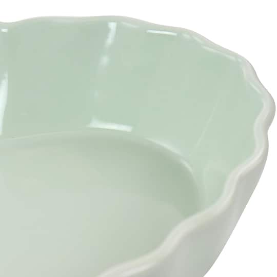 Martha Stewart 11'' Mint Heart Shaped Stoneware Cake Pan